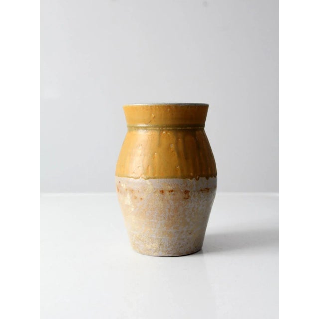 Mid-Century Modern Rockdale Union Stoneware Vase Circa 1995 For Sale - Image 3 of 10