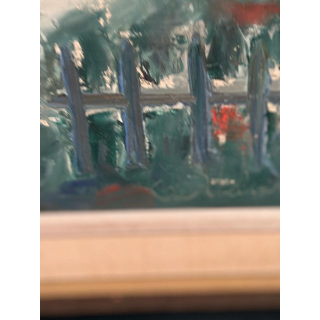 Kai Nielsen, Landscape with Houses, 1960s, Oil on Panel, Framed For Sale - Image 6 of 13