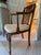 Early 20th Century Edwardian Satinwood Floral Painted Armchair With Cane Seat For Sale In New York - Image 6 of 18