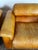Vintage 1970's Italian Cognac Leather Lounge Chairs For Sale - Image 14 of 16