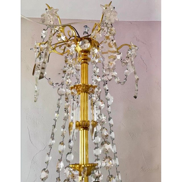 Antique French Chandelier, 1870 For Sale - Image 4 of 7