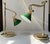 Vintage Scandinavian Bankers Desk Table Lamps in Brass and Green Glass, 1990s, Set of 2 For Sale - Image 12 of 12