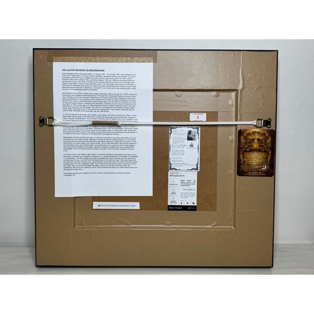 Drawing/Sketching Materials Low Fell, From Lanthwaite Hill – Original Pen and Ink Drawing | Lake District, Cumbria | Signed by Alfred Wainwright (1907–1991) For Sale - Image 7 of 18