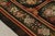 1920s Antique Needlepoint Rug in Brown, Red and Green Floral Pattern For Sale - Image 5 of 9