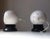 Magnetic Danish White Enameled Ball Wall Lamps by E. S. Horn, 1970s, Set of 2 For Sale - Image 6 of 8