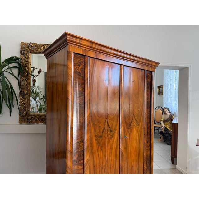 Biedermeier Hall Cupboard in Walnut Wood from Ifantik For Sale - Image 17 of 18