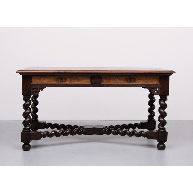 Brown Early 19 Century Dutch Hall Table, 1900s For Sale - Image 8 of 15