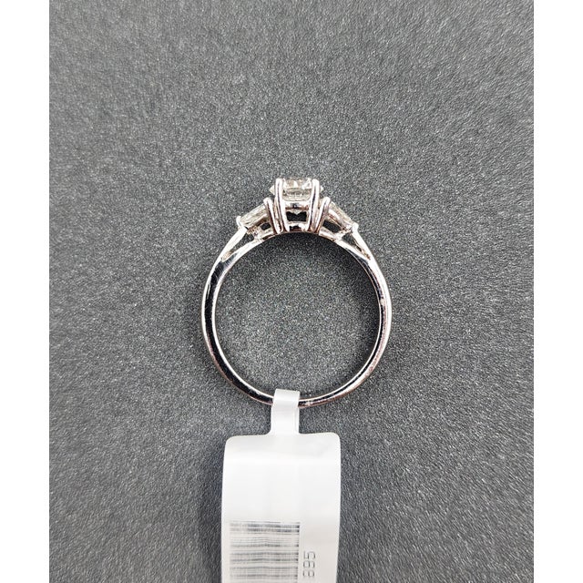 1.24 Ct Diamond Ring Set in Platinum Size 5.5 For Sale In Chicago - Image 6 of 9