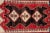 Vintage Persian Handmade Geometric Wool Rug For Sale - Image 4 of 6