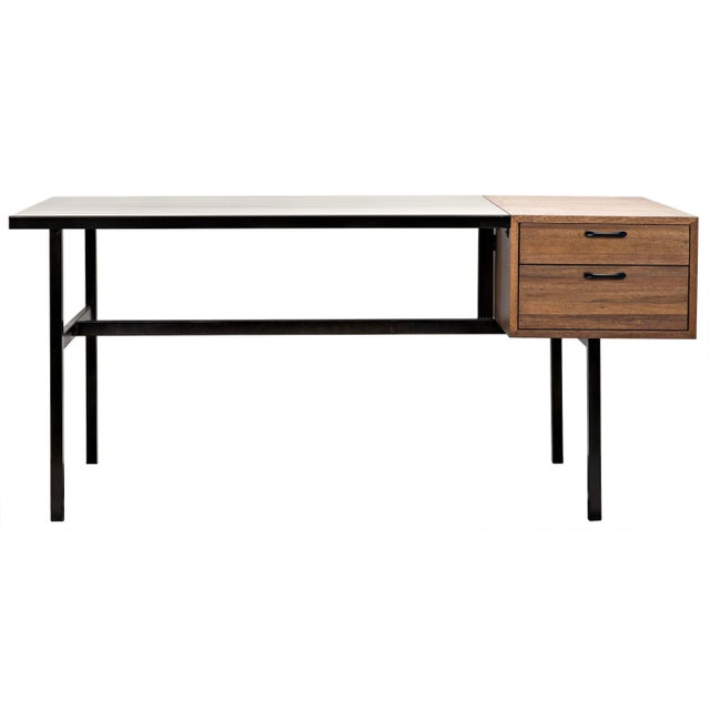NOIR Algeron Desk with Black Metal For Sale - Image 10 of 10