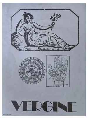 Sergio Barletta, Virgo, Screen Print, 1973