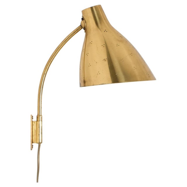 Metal Vintage Wall Lamp by Lisa Johansson-Papé for Orno, 1950s For Sale - Image 7 of 7