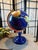 VTG Large Lapis Lazuli Globe W/ Semi Precious Stones 24 In For Sale - Image 4 of 12