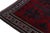 2010s Rug & Kilim’s Baluch Tribal Rug in Red With Burgundy and Blue Geometric Patterns For Sale - Image 5 of 7
