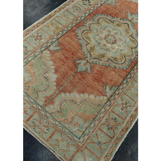 Textile Turkish Vintage Rug 3'1" x 5'7" #20690 For Sale - Image 7 of 8