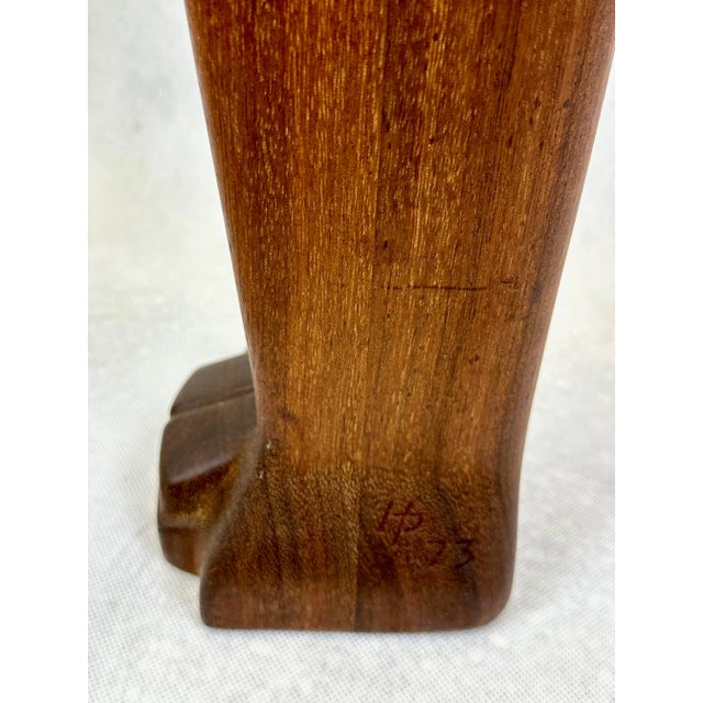 HP, Mid-Century Madonna with Child, 1973, Teak For Sale - Image 11 of 12