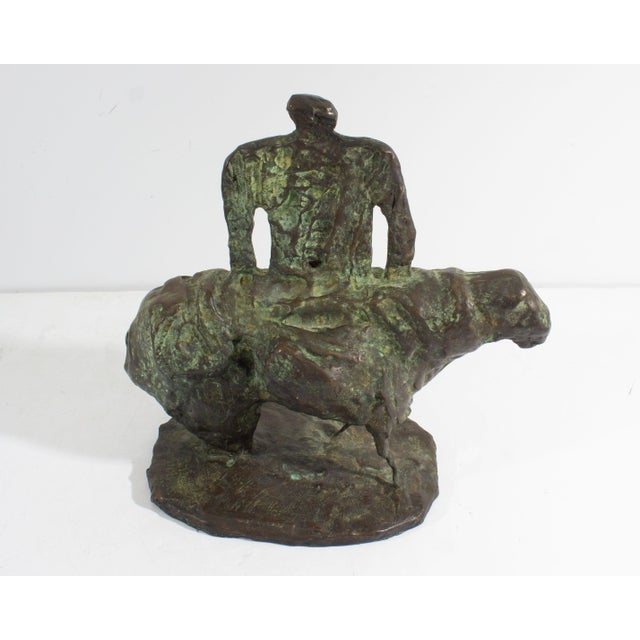 1990s 1992 Limited Edition Abstract Sculpture Signed by ShanZuo and DaHuang Zhou For Sale - Image 5 of 9
