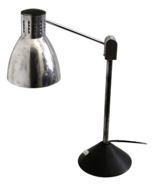 French Chromed and Lacquered Metal Table Lamp from Jumo, 1940s