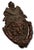 Late 19th Century Large Size - Outstanding Authentic Antique Victorian Solid Bronze Medusa - Gorgon Door Knocker Circa Late 19th Century For Sale - Image 5 of 17