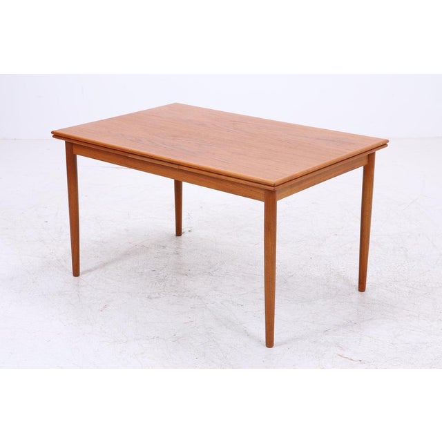 Vintage Danish Extendable Dining Table in Teak For Sale - Image 13 of 14