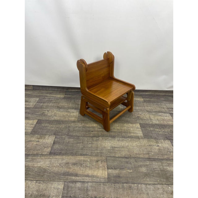 Rosewood Children's Chair For Sale - Image 3 of 13