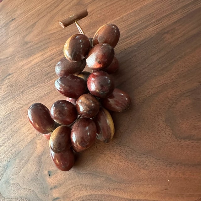 Mid-Century Modern 1960s Mid Century Bunch of (20) Teak Wood Grapes For Sale - Image 3 of 4