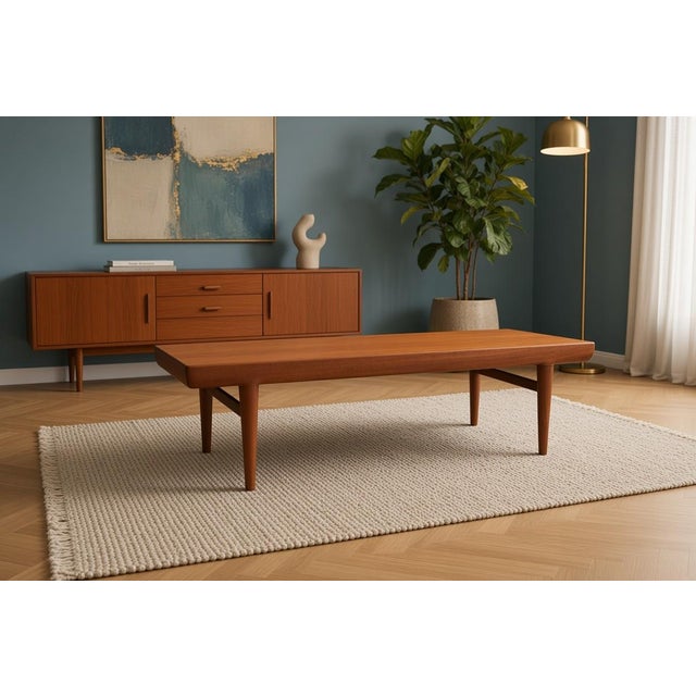 Teak Coffee Table with Drawers by Johannes Andersen for CFC Silkeborg, 1960s For Sale - Image 16 of 18