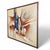 Signed “ANDERSON” at the lower right, this large original oil painting presents an abstract desert landscape through broad...