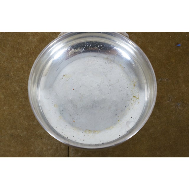 Metal Antique Towle Sterling Silver Engraved Porringer Bowl Cup For Sale - Image 7 of 12