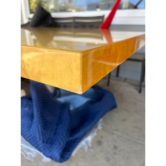 Sand Fendi Casa Bernini Dining Table For Sale - Image 8 of 9