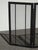 Vintage French Country Black Three Panel Fireplace Screen For Sale - Image 4 of 16