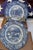 1970s Liberty Blue “Washington at Valley Forge” Plates | English Ironstone Americana Wall Decor - a Pair For Sale In Houston - Image 6 of 9