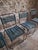 Mid-Century Modern 20th Century French Spaghetti Chairs and Ottoman with Chrome Frame, 1960s, Set of 7 For Sale - Image 3 of 18