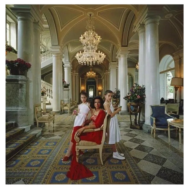 Slim Aarons, Droulers and Daughters, Estate Stamped Photographic Print, 1984 / 2020s For Sale