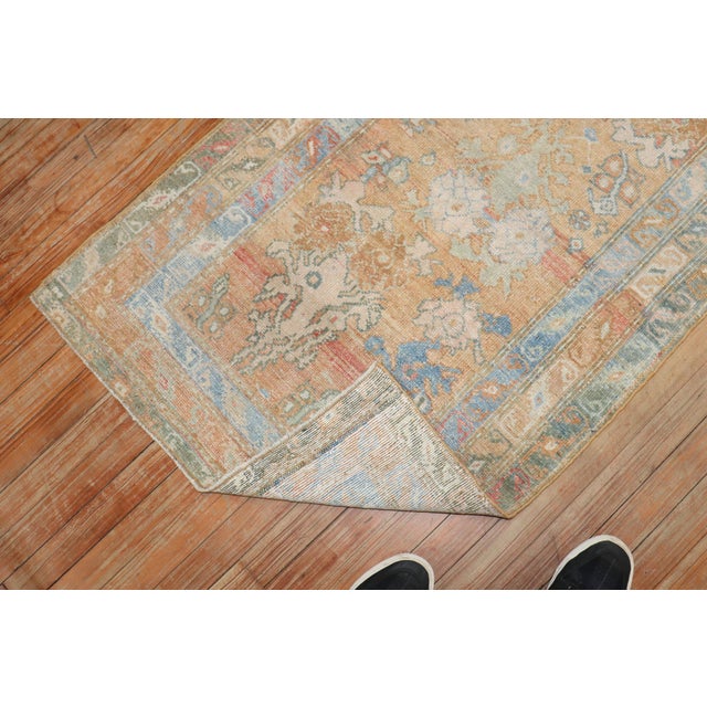 Blue Early 20th Century Zabihi Collection Scatter Size Persian Kurd Rug - 2'9" x 4'7" For Sale - Image 8 of 9