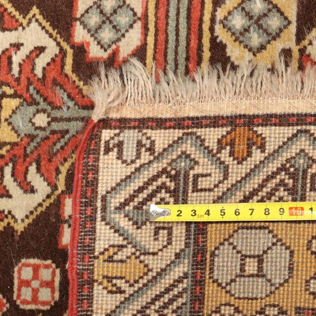 Textile Shirvan Rug in Wool For Sale - Image 7 of 8