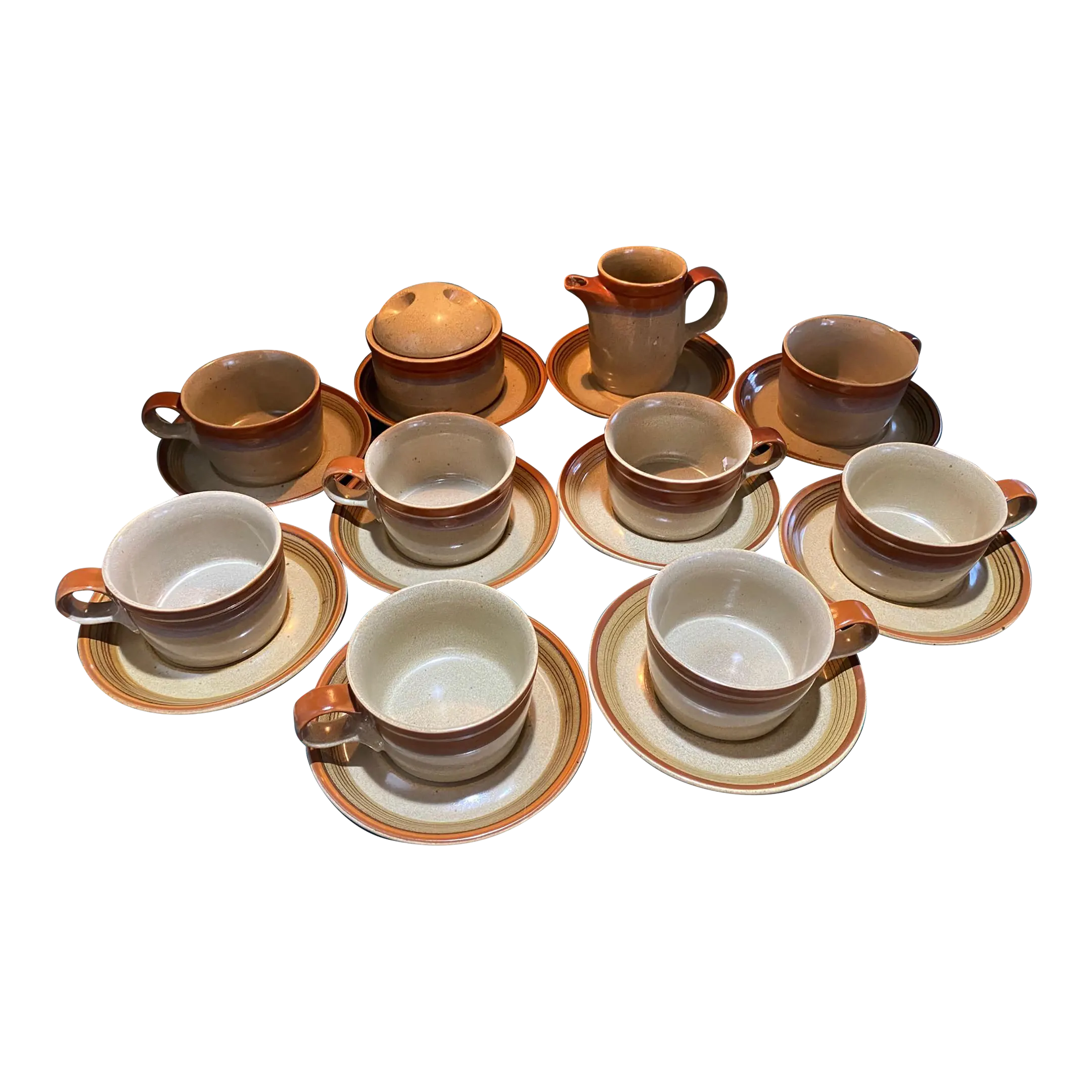1970s Mikasa Potters Art Ben Seibel Country Cabin Pf852 Mug Cup
