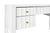 Not Yet Made - Made To Order Matthew Izzo Home Franklin Matte White Fluted Five Drawer Writing Desk For Sale - Image 5 of 10
