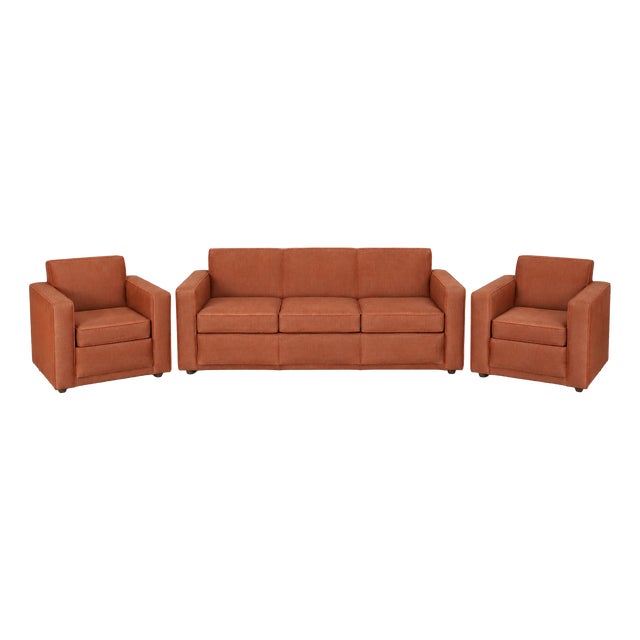Art Deco Seating Set by Oldřich Liška for Vichr a Spol., Czech, 1930s, Set of 3 For Sale