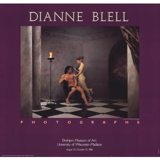 1984 Dianne Blell 'Photographs' Purple, Brown Offset Lithograph For Sale