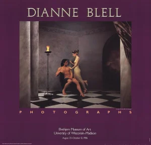 1984 Dianne Blell 'Photographs' Purple, Brown Offset Lithograph