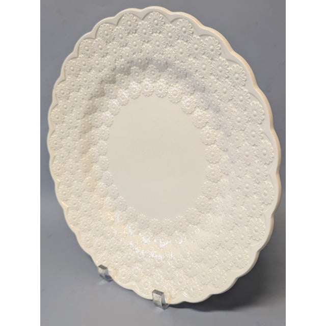 1920s Spode 'Imperial Fancies' Embossed Large Primrose Bowl For Sale - Image 9 of 12