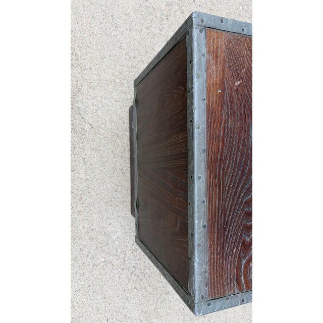 Late 20th Century Gothic Revival Table With Drawbridge Drawer For Sale - Image 10 of 12
