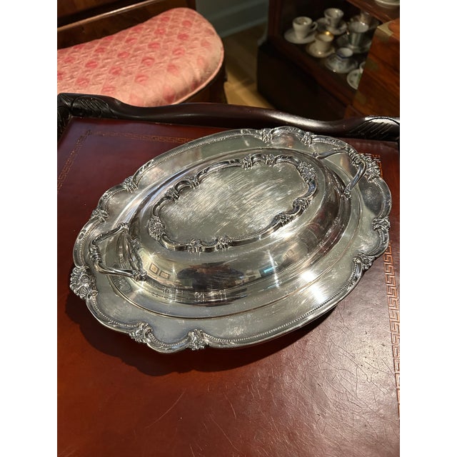 There is nothing more elegant than a table dressed with silver serving pieces. This covered dish is from Roger’s Bros of...