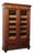 Antique Two-Door Wooden Display Bookcase, Italy, 1890s For Sale