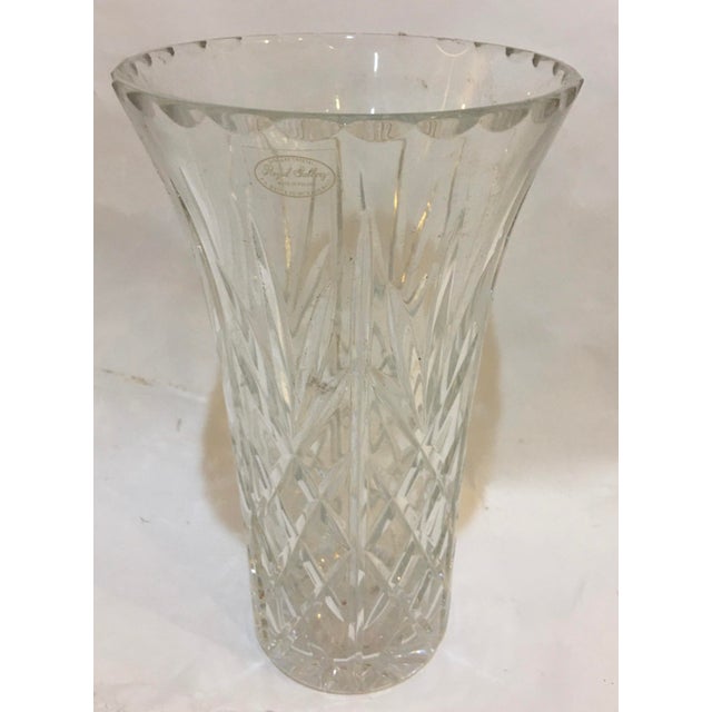 Royal Gallery Lead Crystal Tall Vase From Poland Chairish