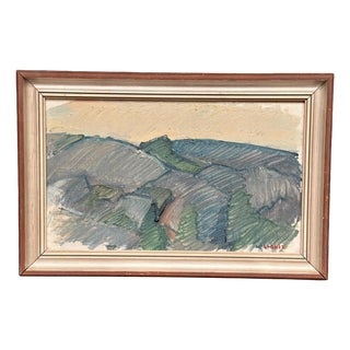 Bengt Crantz, Swedish Landscape, 20th Century, Oil on Canvas For Sale