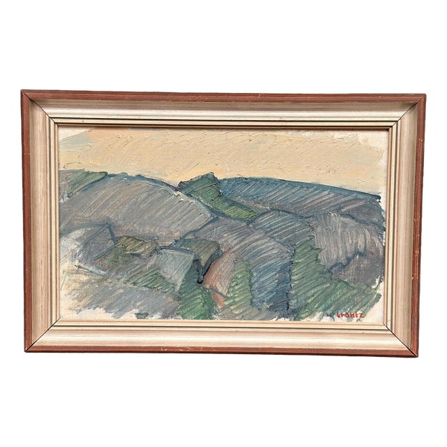 Bengt Crantz, Swedish Landscape, 20th Century, Oil on Canvas For Sale