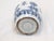 This 19th Century hand thrown and hand painted Chinese blue and white designs.