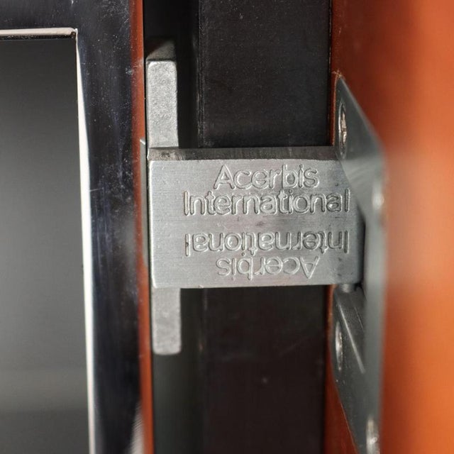 Wood Vintage Sheraton Cabinet by G. Stoppino for Acerbis, 1980s For Sale - Image 7 of 15